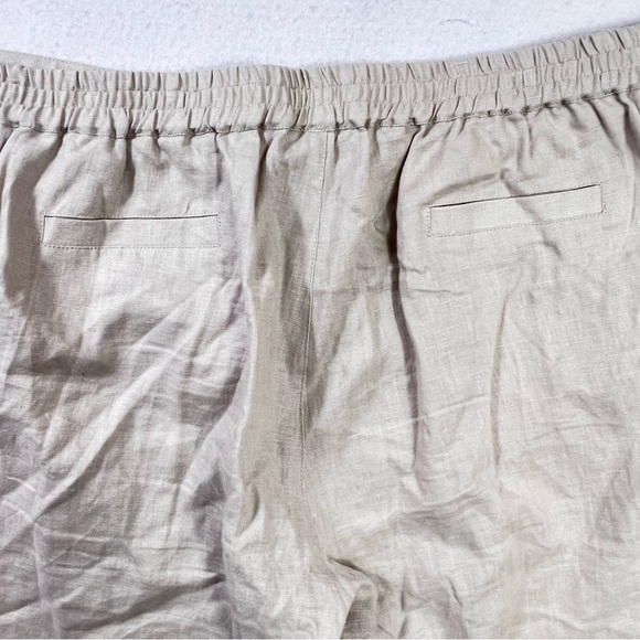 IXIMO Womens Pants Barrel Leg Linen XXL Lagenlook Coastal Beach Cream Athleisure - Picture 6 of 14